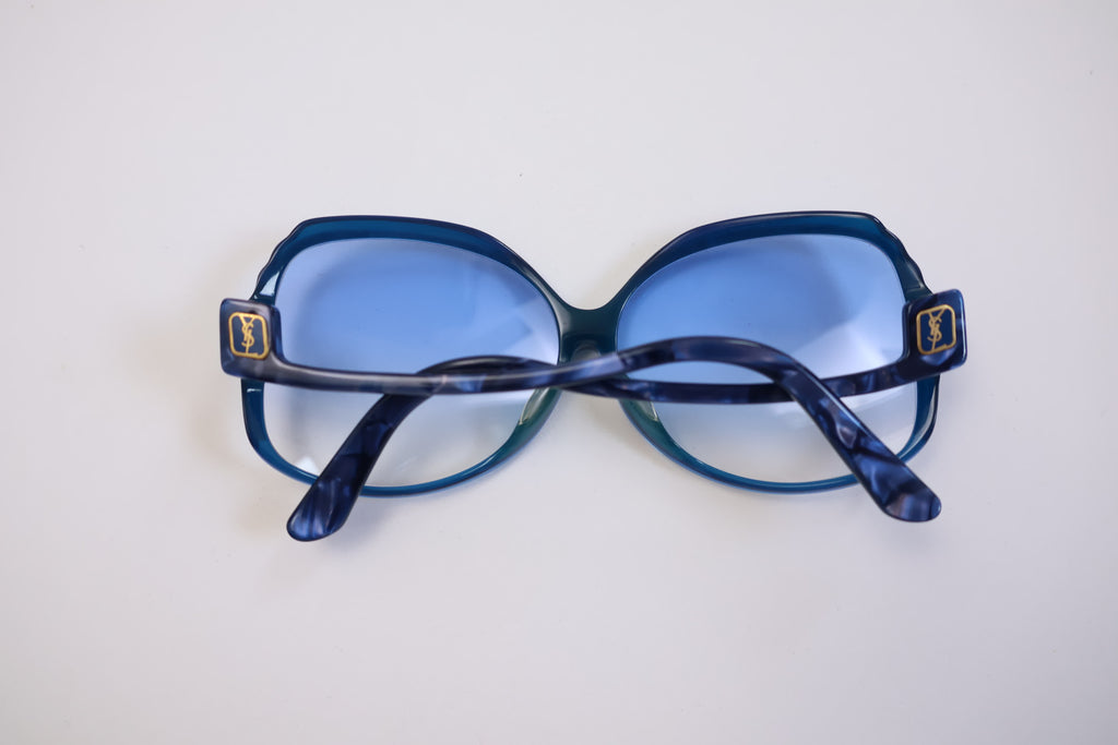 YSL Blue Sunglass