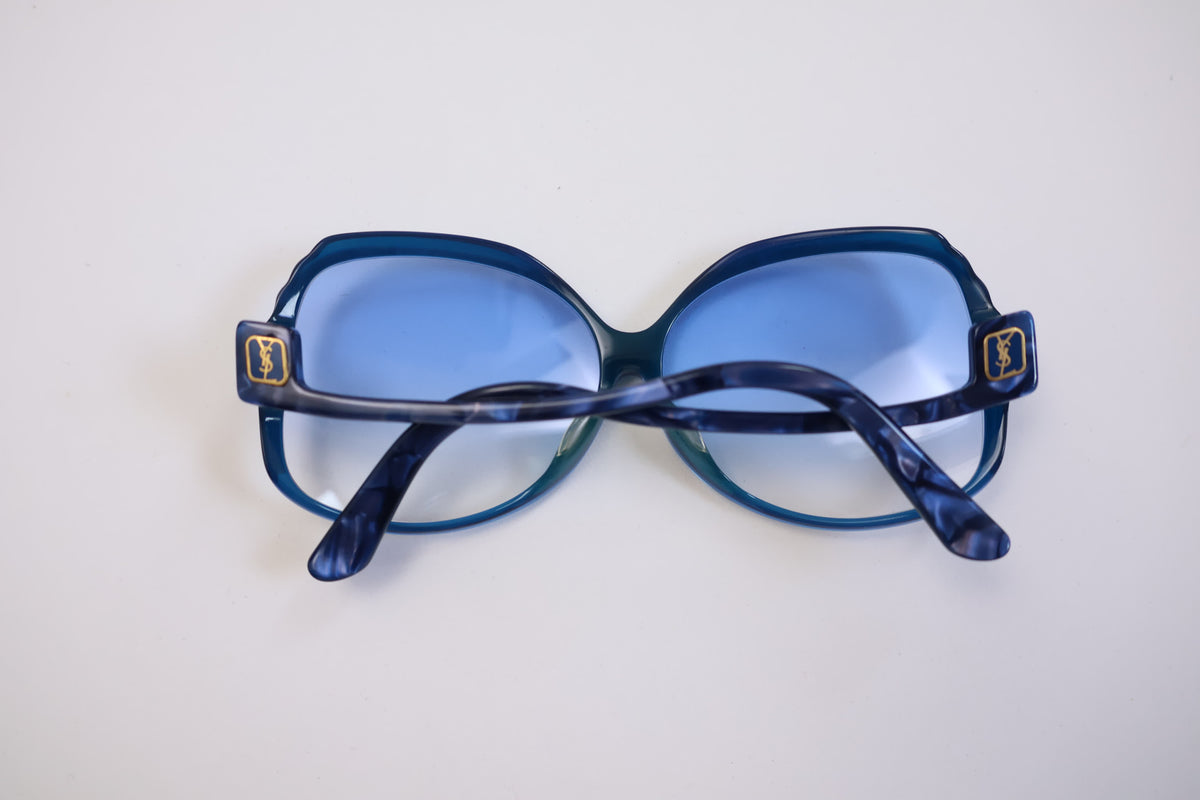 YSL Blue Sunglass