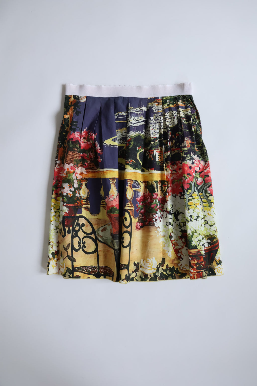 Dolce & Gabbana Scenic Landscape Print Skirt