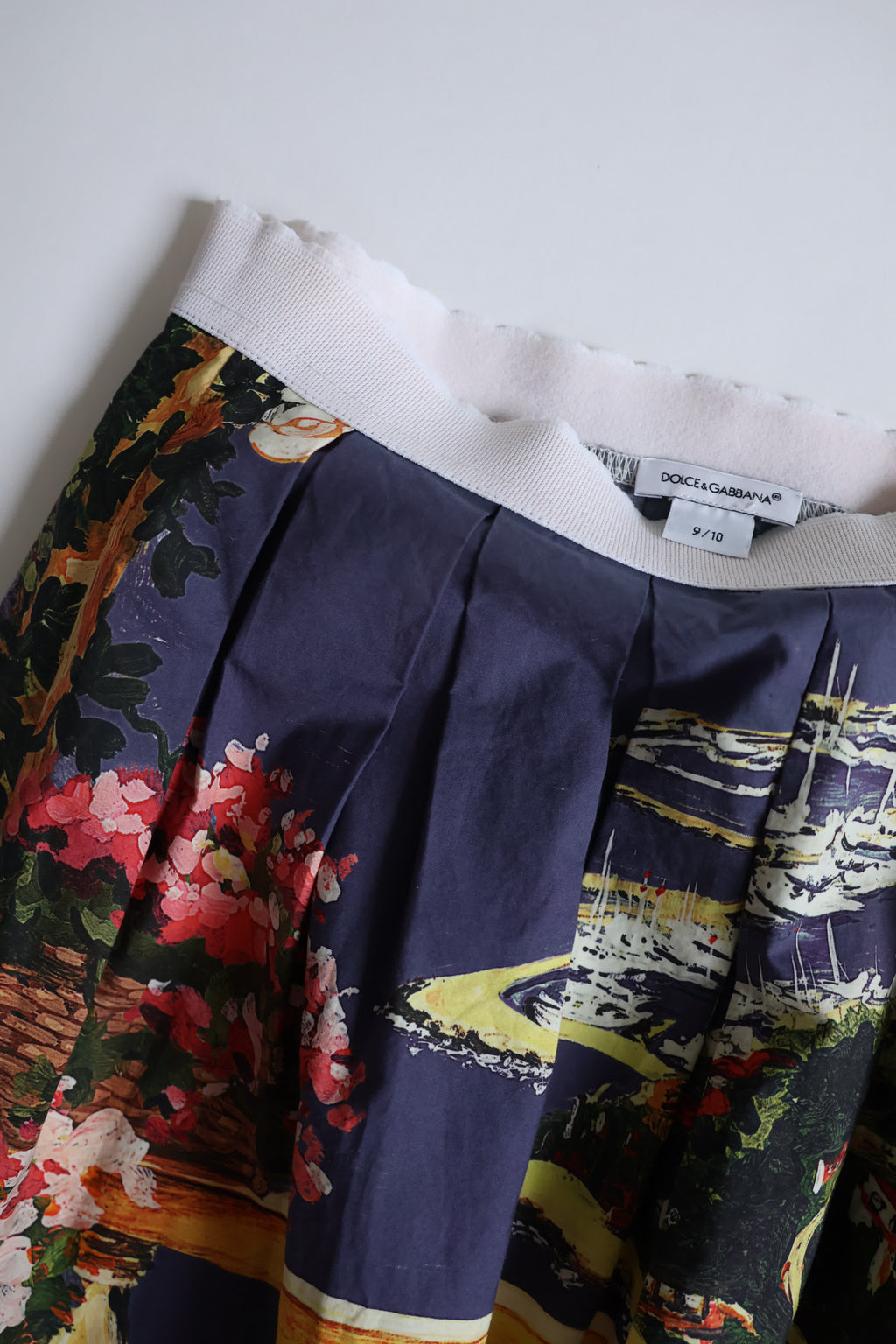 Dolce & Gabbana Scenic Landscape Print Skirt
