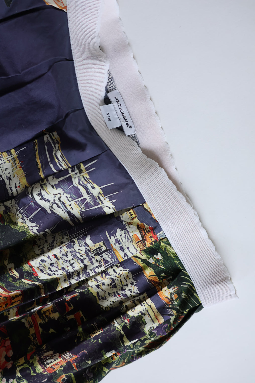 Dolce & Gabbana Scenic Landscape Print Skirt