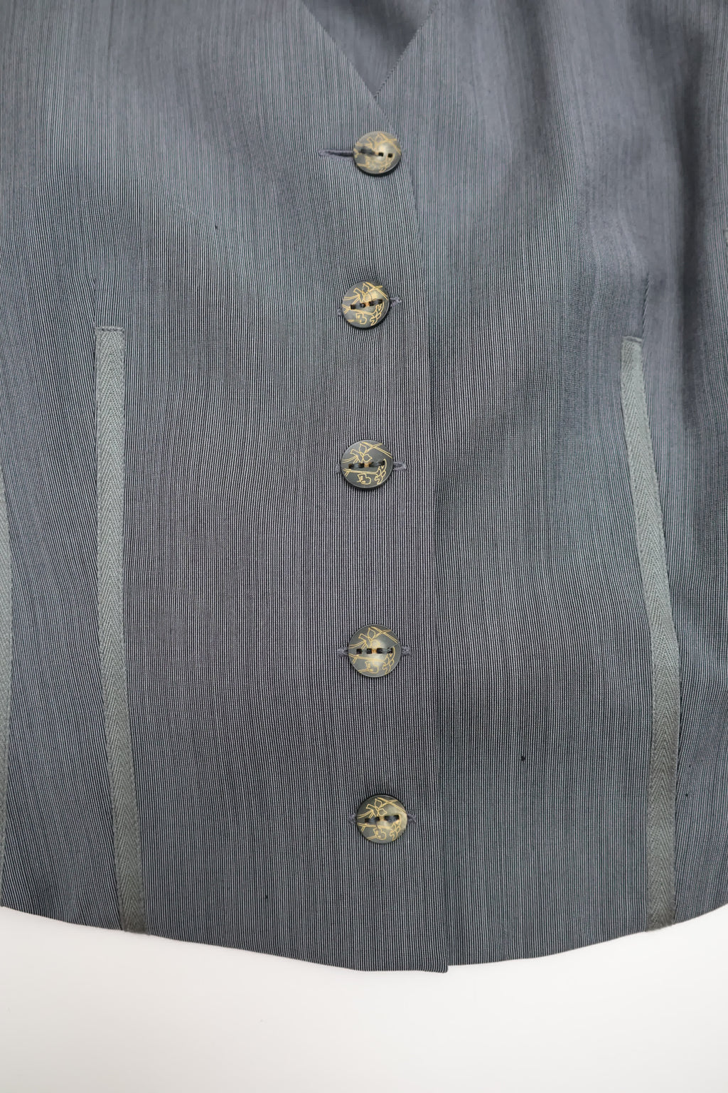 KENZO Tailored Grey Suit Vest