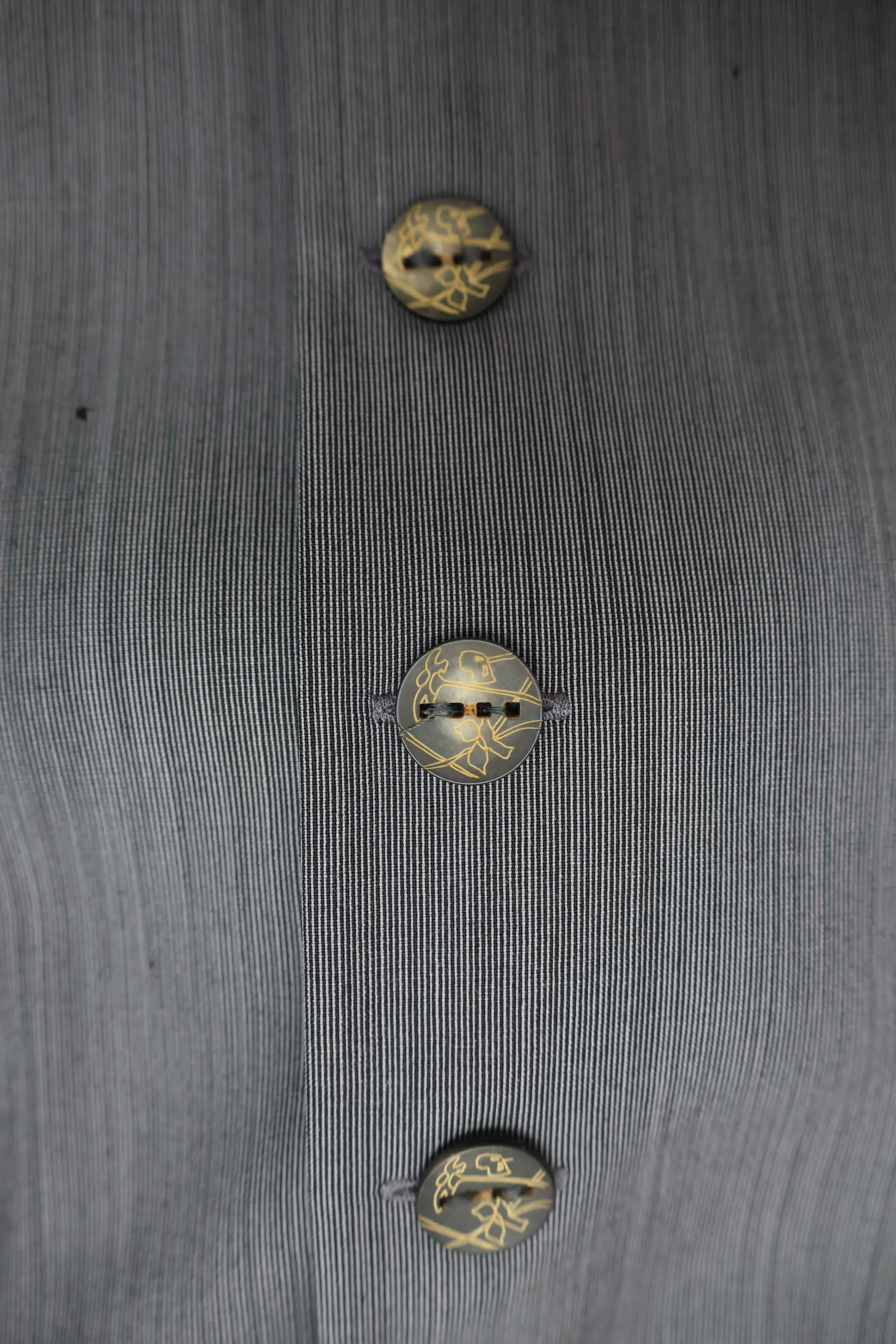 KENZO Tailored Grey Suit Vest