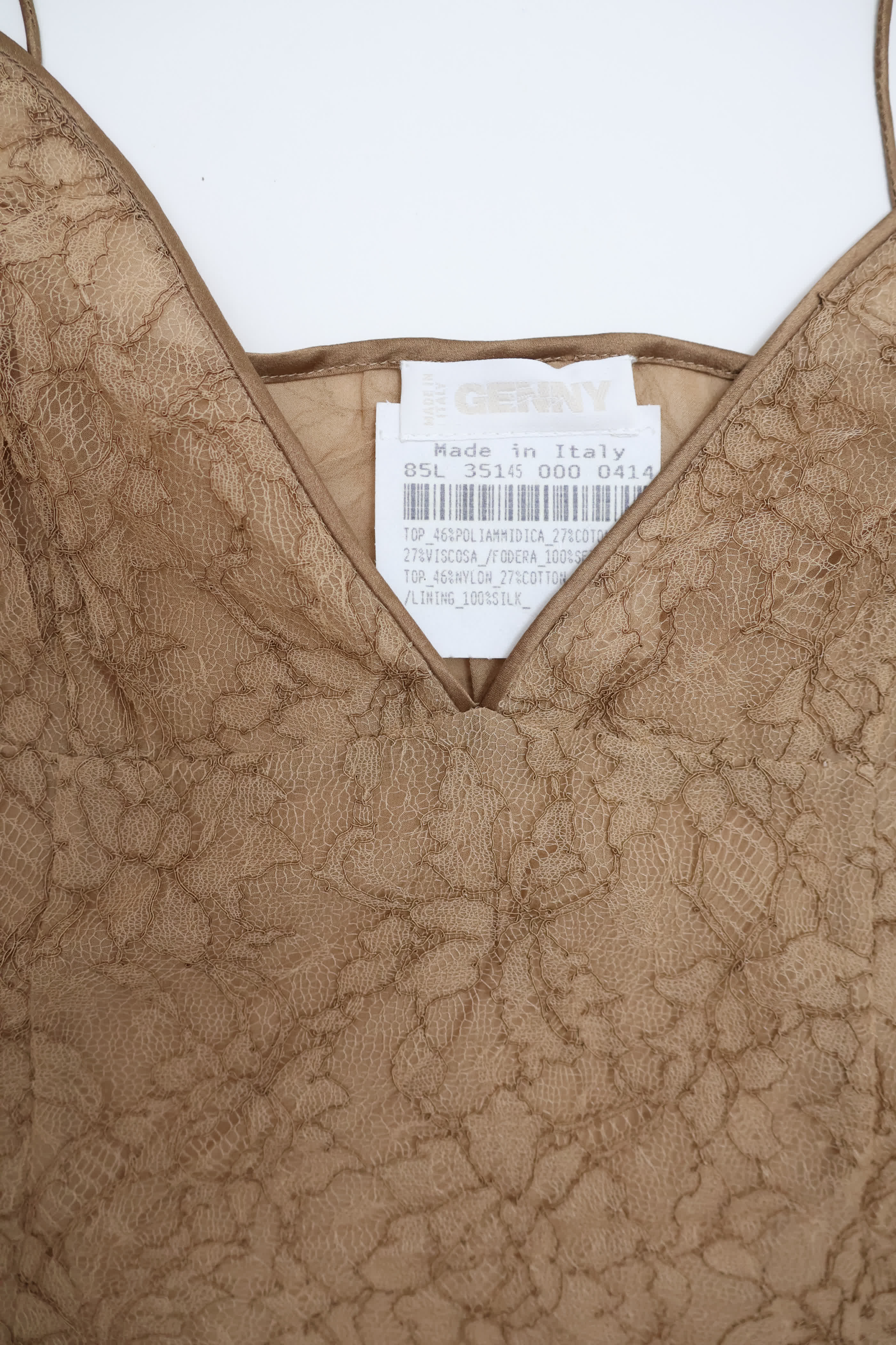 Genny Nude Lace Cami Top