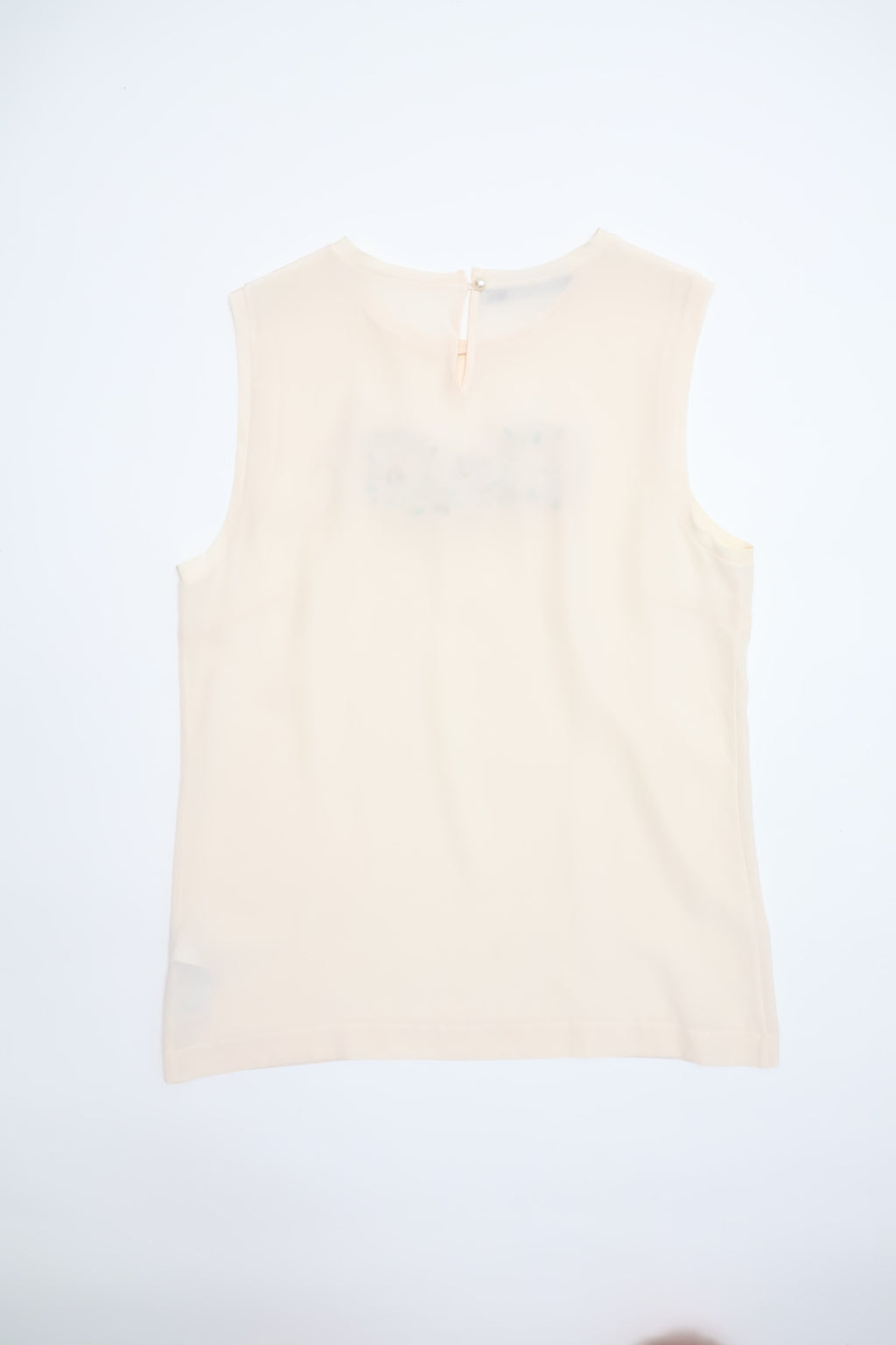 Dolce & Gabbana Nude Sheer Silk Top