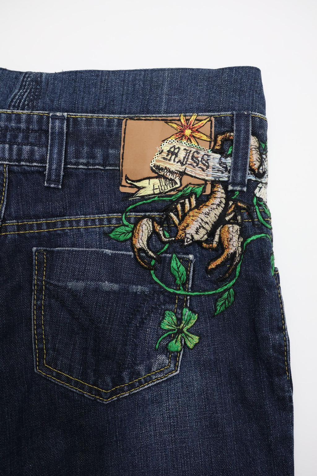 Miss Sixty Fitted Capri Denim Shorts