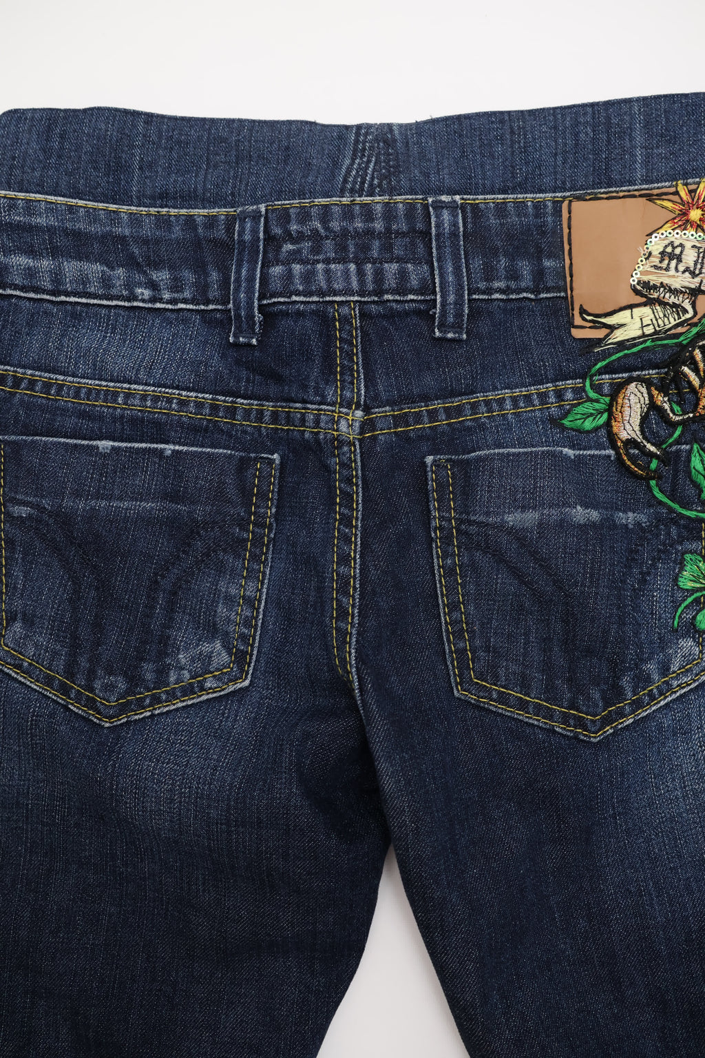 Miss Sixty Fitted Capri Denim Shorts