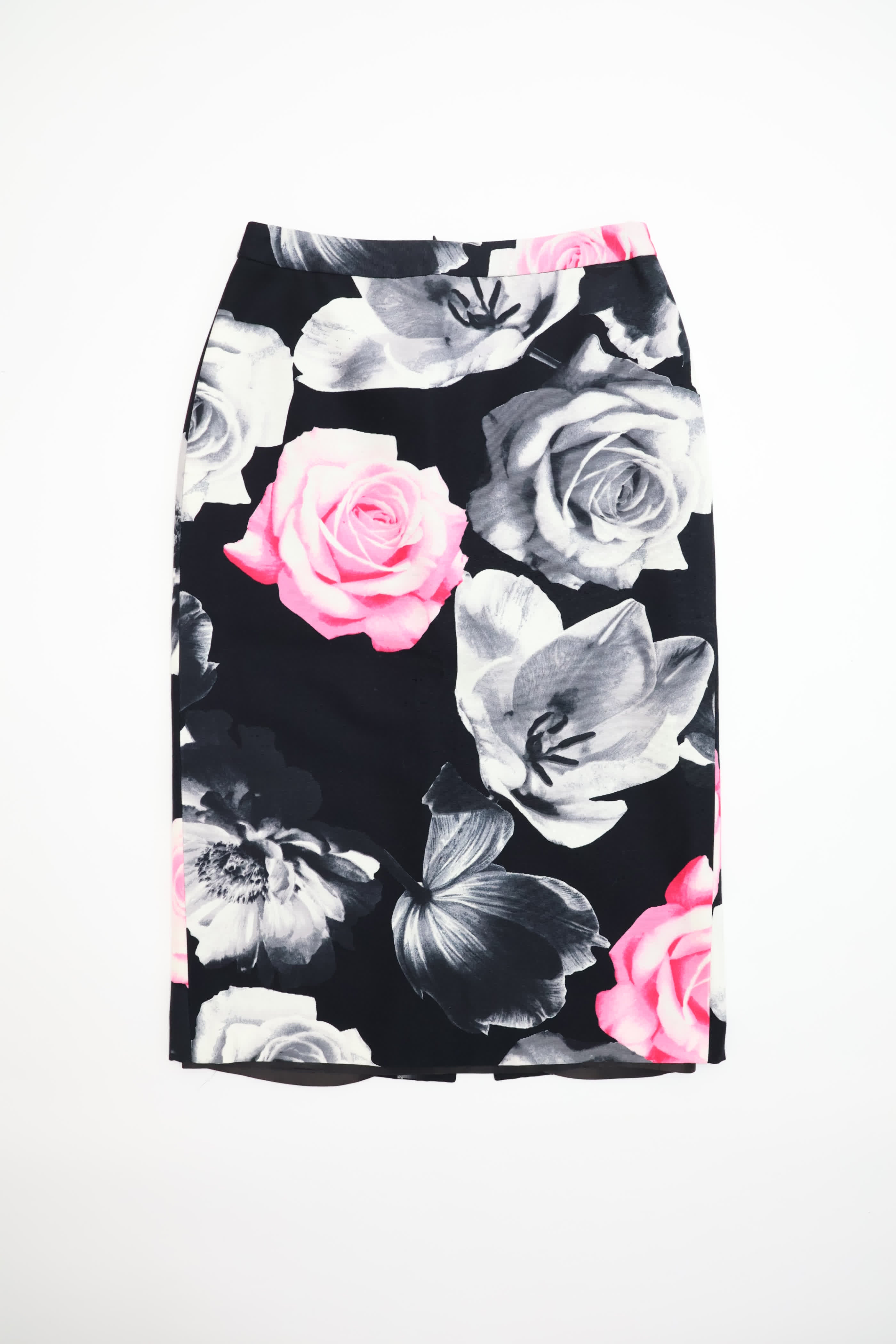 Agnes b. Rose Floral Print Pencil Skirt
