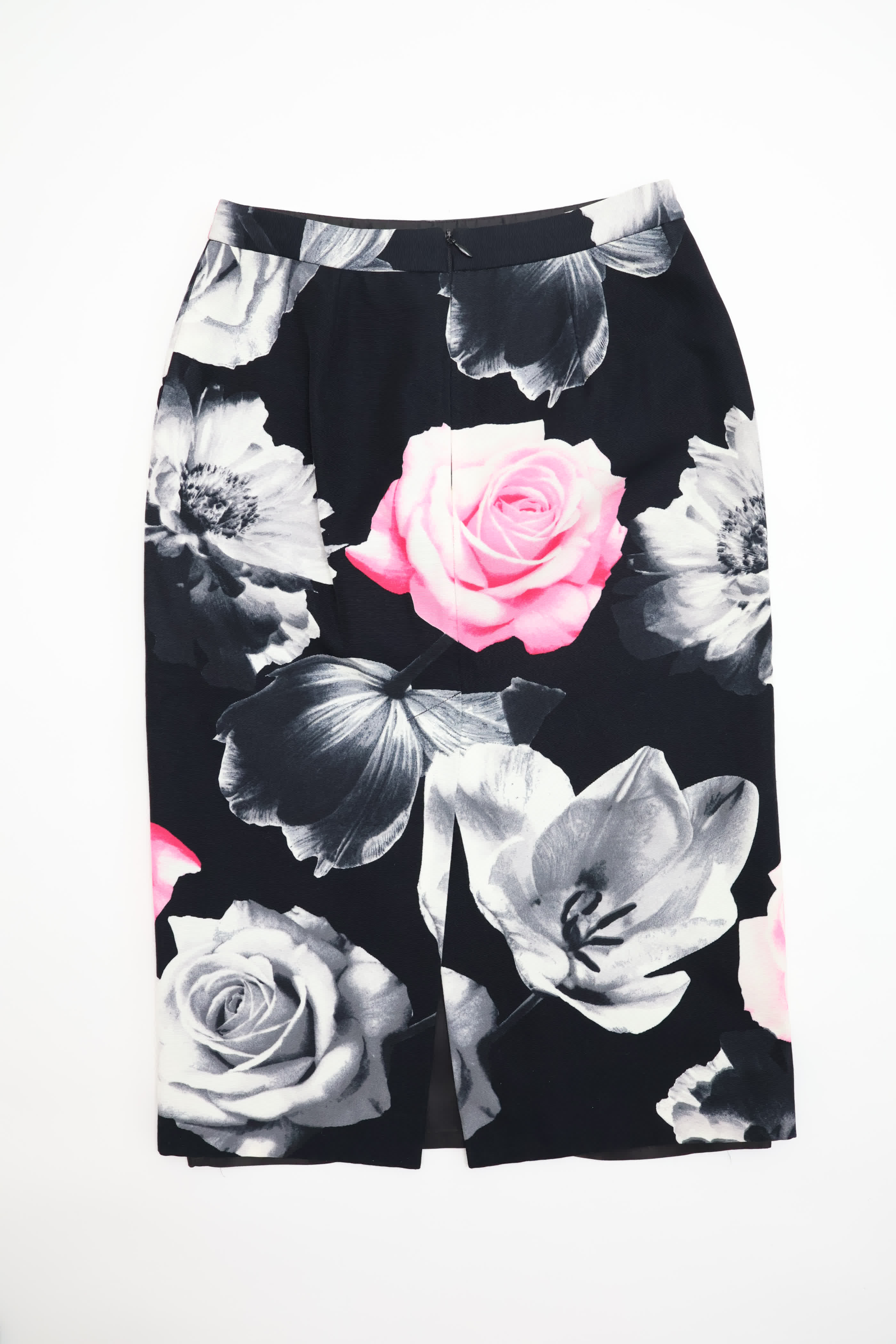 Agnes b. Rose Floral Print Pencil Skirt