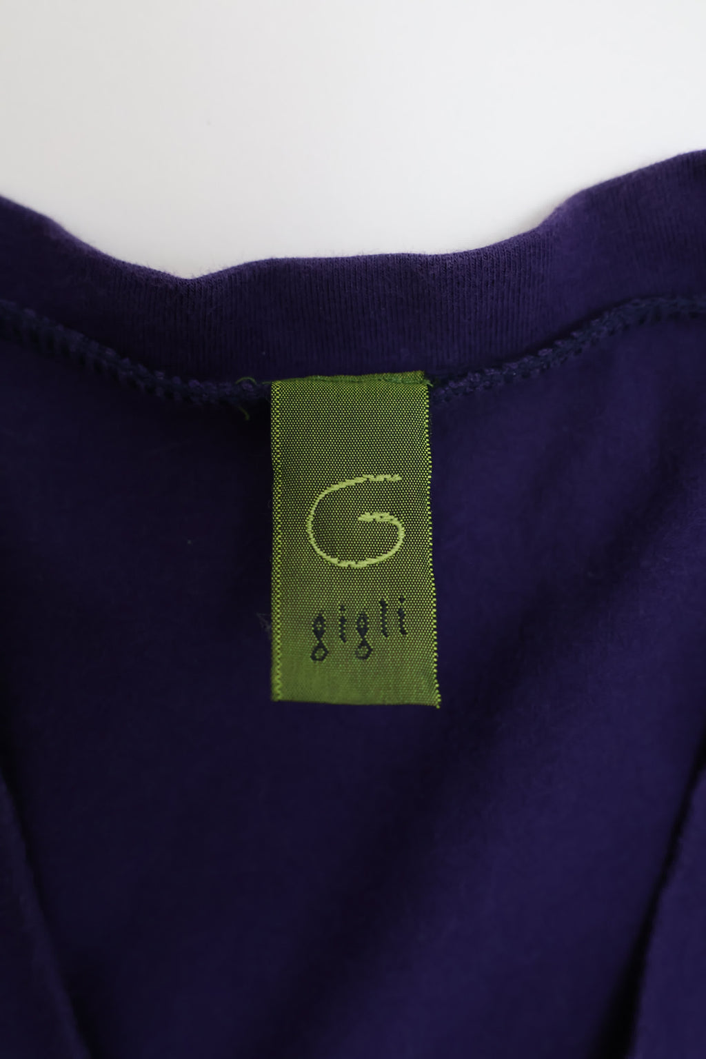 Romeo Gigli Purple Stretch Bodycon Dress