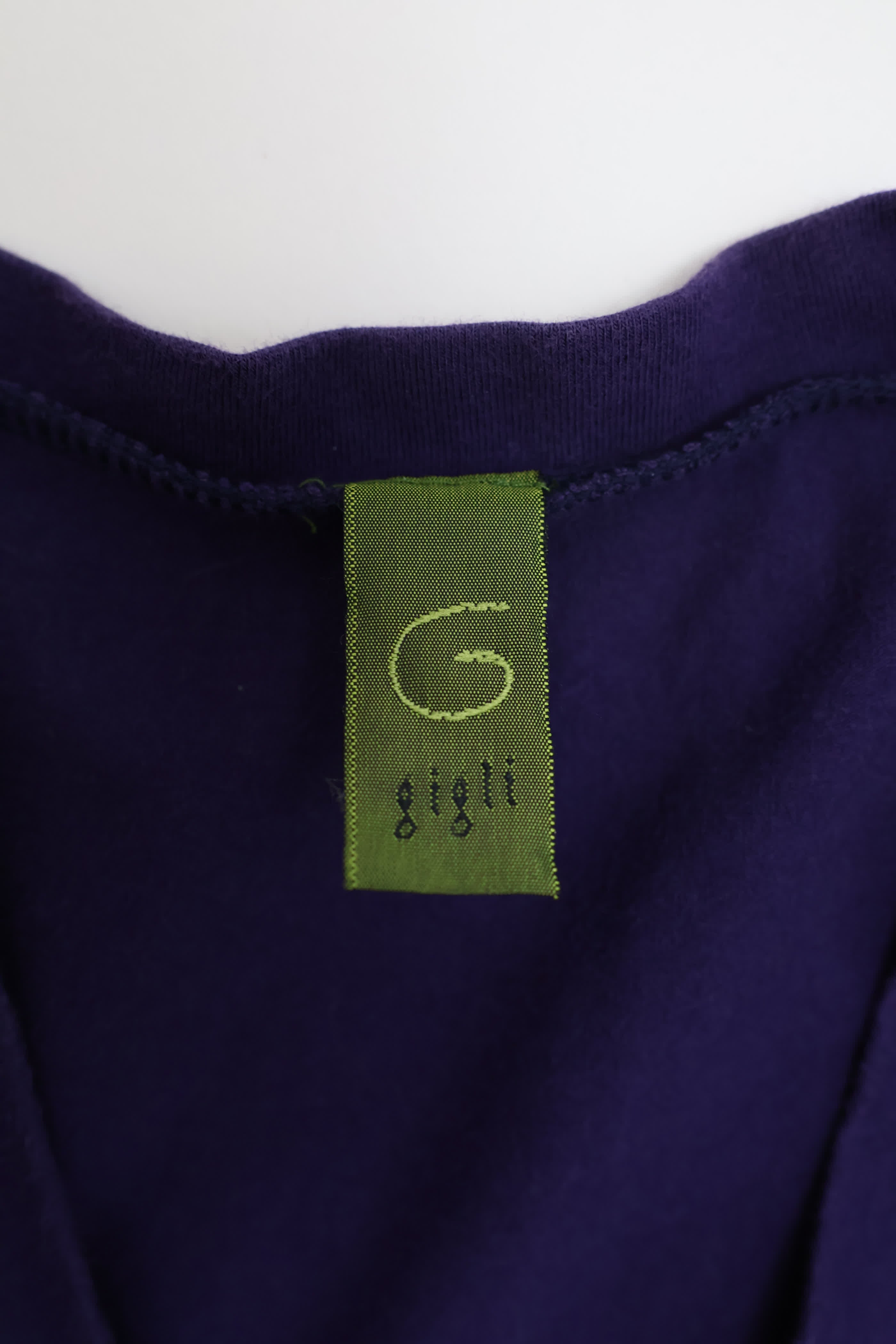 Romeo Gigli Purple Stretch Bodycon Dress