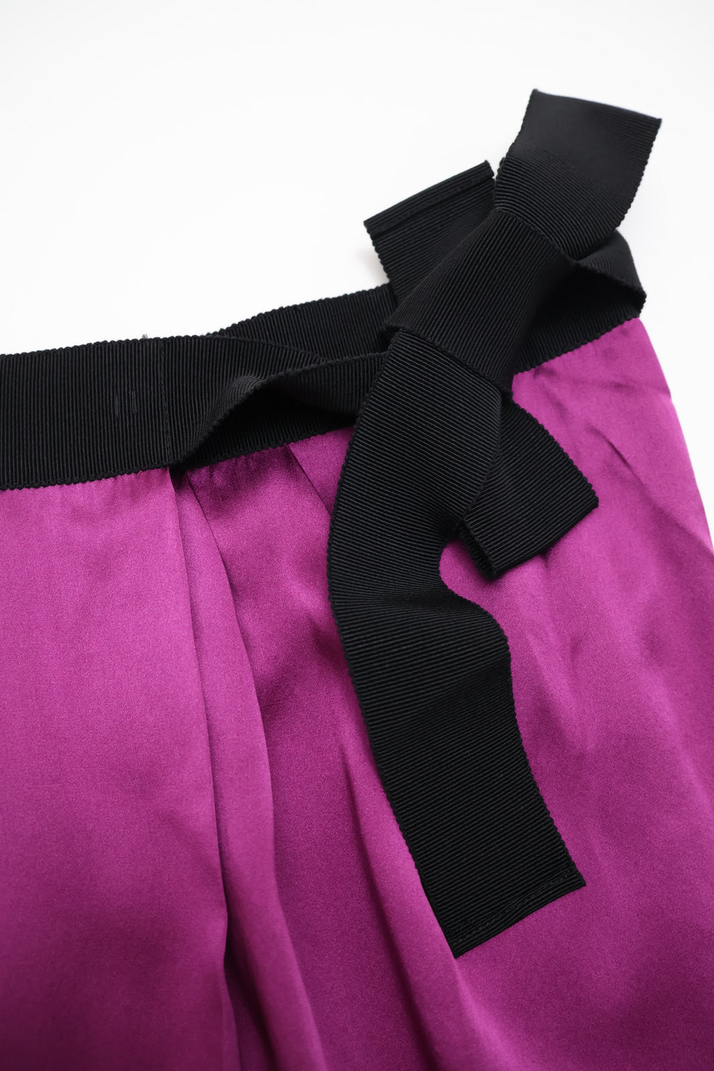 Philosophy di Alberta Ferretti Purple Silk Skirt