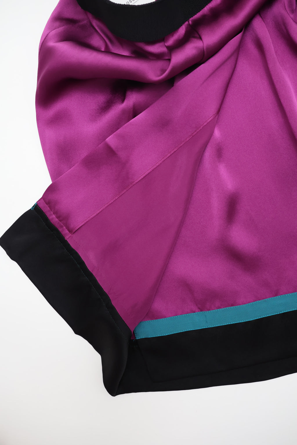 Philosophy di Alberta Ferretti Purple Silk Skirt