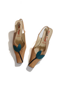 Miu Miu Tulip Genuine Leather Heels